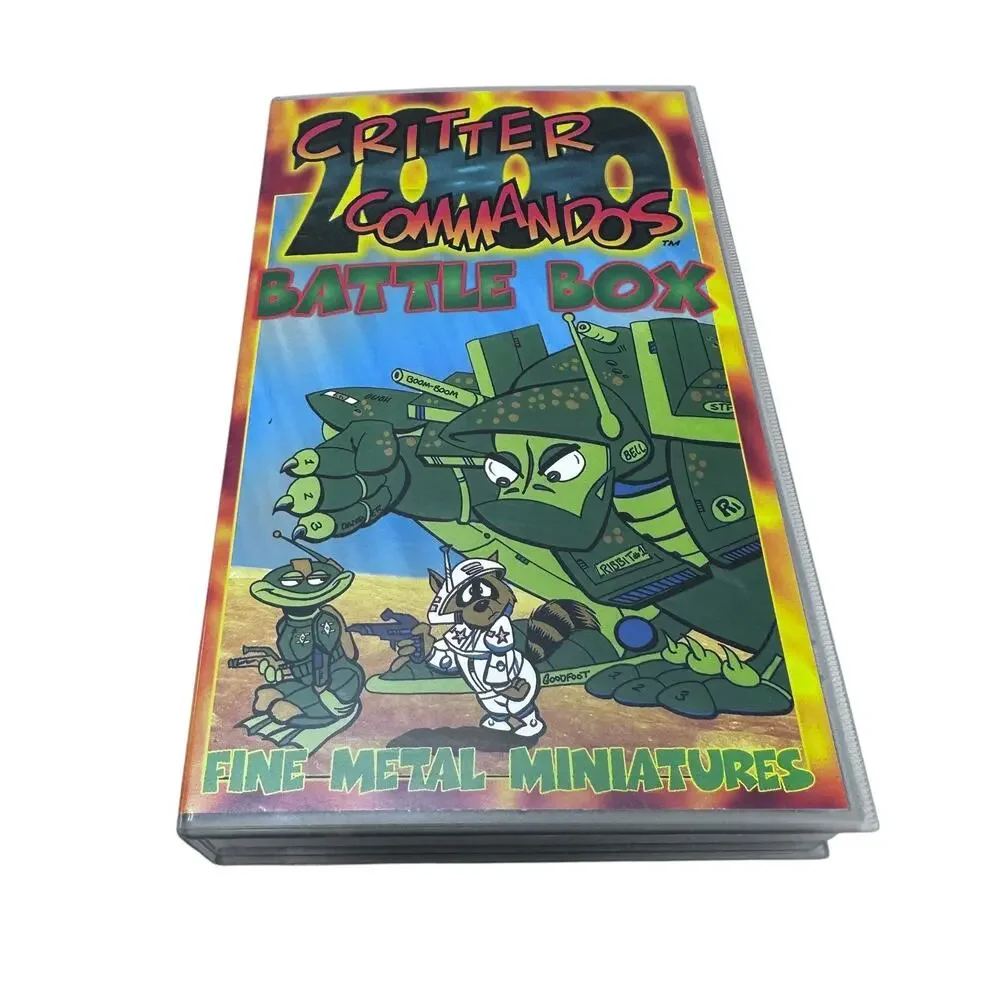 Critter Commandos 2000 Battle Box Fine Metal Miniatures Frogs